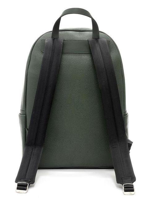 TOURIST 15-Zoll-PC-Rucksack aus Leder Waldgr&uuml;n - PC-Rucks&auml;cke
