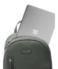 SPALDING TOURIST 15-Zoll-PC-Rucksack aus Leder Waldgr&uuml;n - PC-Rucks&auml;cke - 4