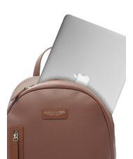 SPALDING TOURIST 15-Zoll-PC-Rucksack aus Leder Braun - PC-Rucks&auml;cke - 4