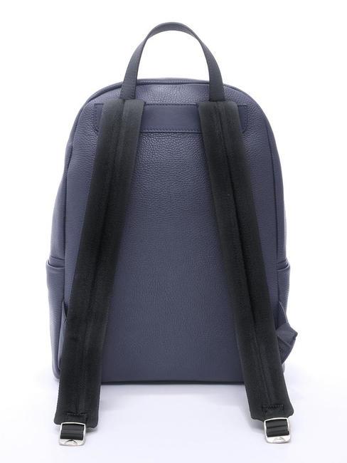 TOURIST 15-Zoll-PC-Rucksack aus Leder blau - PC-Rucks&auml;cke