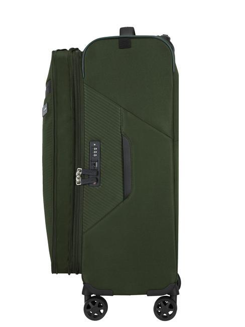 LITEBEAM Mittelgroßer erweiterbarer Trolley Efeu klettern - Halbharte Trolleys