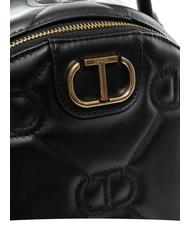 TWINSET LOGO QUILTED Rucksack Schwarz - Damentaschen - 3