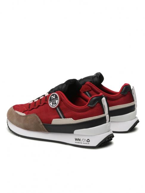 WINCH SCREEN Turnschuhe rot-hellbraun - Herrenschuhe