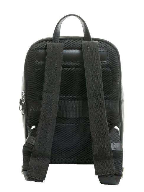 ICONIC NEW YORK 15 "Laptop-Rucksack aus Leder Schwarz - PC-Rucks&auml;cke