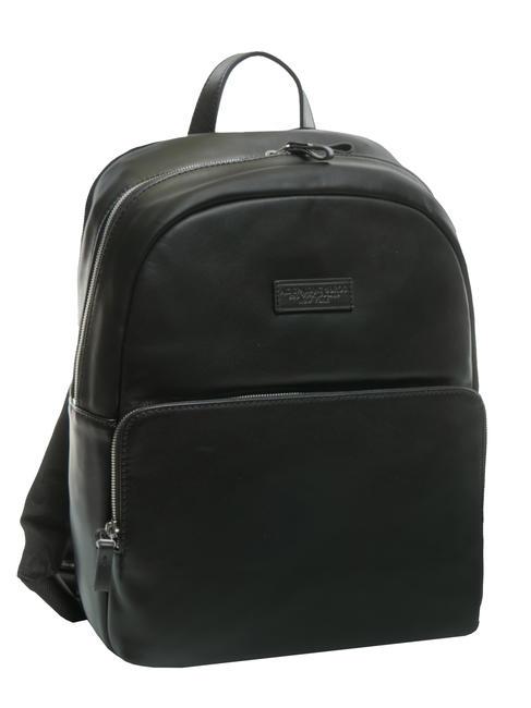 ICONIC NEW YORK 15 "Laptop-Rucksack aus Leder Schwarz - PC-Rucks&auml;cke
