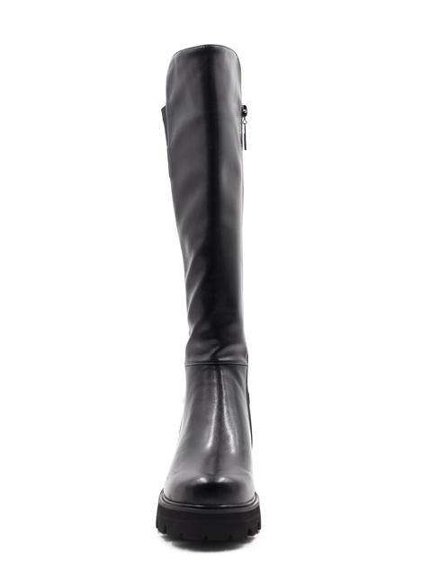 PLATFORM Hohe Stiefel Schwarz - Damenschuhe