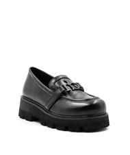 ROCCOBAROCCO RB LOGO Plateau-Loafer Schwarz - Damenschuhe - 2