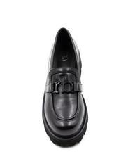 ROCCOBAROCCO RB LOGO Plateau-Loafer Schwarz - Damenschuhe - 3