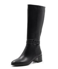 ROCCOBAROCCO RB LOGO ROUND Stiefel mit hohen Abs&auml;tzen Schwarz - Damenschuhe - 2