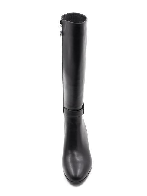 RB LOGO ROUND Stiefel mit hohen Abs&auml;tzen Schwarz - Damenschuhe