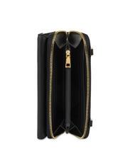 POLLINI GRAINED Schulter-Clutch-Geldb&ouml;rse Schwarz - Brieftaschen Damen - 2