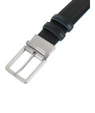 PIQUADRO BLUE SQUARE Wendegürtel Schwarz Blau - Gürtel - 3