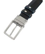 PIQUADRO BLUE SQUARE Wendegürtel Schwarz Blau - Gürtel - 4