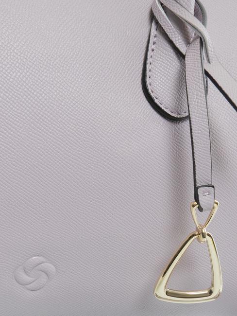 NEVERENDING Topcase mit Schultergurt leichtes Taupe - Damentaschen