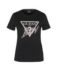 GUESS ICON T-Shirt mit Pailletten jetbla - T-Shirts und Tops f&uuml;r Damen - 4