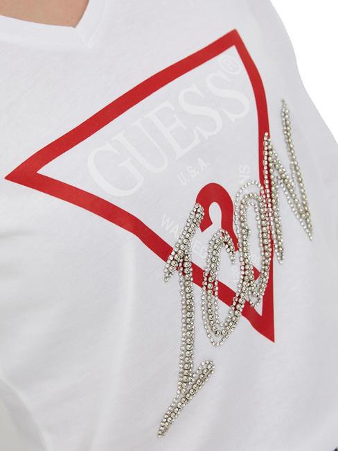 ICON T-Shirt mit Pailletten purwei&szlig; - T-Shirts und Tops f&uuml;r Damen