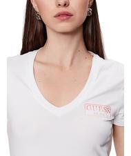 GUESS MINI LOGO 1984-Logo-T-Shirt purwei&szlig; - T-Shirts und Tops f&uuml;r Damen - 3