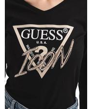 GUESS ICON T-Shirt mit Pailletten jetbla - T-Shirts und Tops f&uuml;r Damen - 3