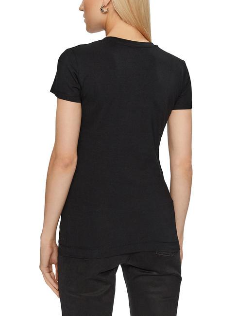 ROSES TRIANGLE T-Shirt mit Rosendruck jetbla - T-Shirts und Tops f&uuml;r Damen