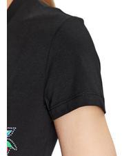 GUESS ROSES TRIANGLE T-Shirt mit Rosendruck jetbla - T-Shirts und Tops f&uuml;r Damen - 4