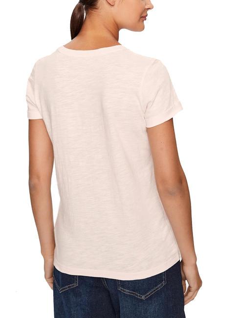 COLLEGE T-Shirt mit Logoeinsatz Zur&uuml;ckhaltendes Rosa - T-Shirts und Tops f&uuml;r Damen