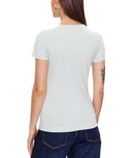 GUESS FLOWER T-Shirt mit Strassstickerei - T-Shirts und Tops f&uuml;r Damen