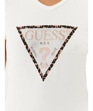 GUESS LEO TRIANGLE T-Shirt mit Nieten cremwhi - T-Shirts und Tops f&uuml;r Damen - 3