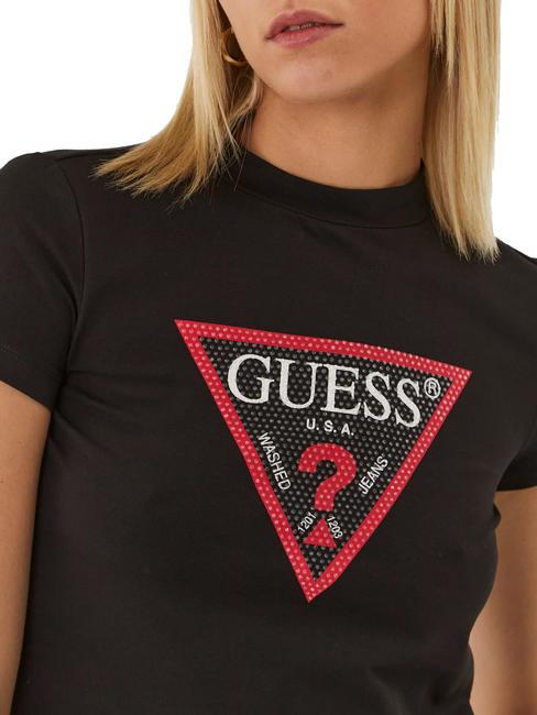 TRIANGLE STRASS T-Shirt mit Nieten jetbla - T-Shirts und Tops f&uuml;r Damen
