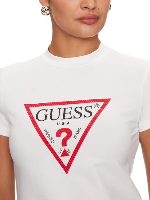 TRIANGLE STRASS T-Shirt mit Nieten purwei&szlig; - T-Shirts und Tops f&uuml;r Damen