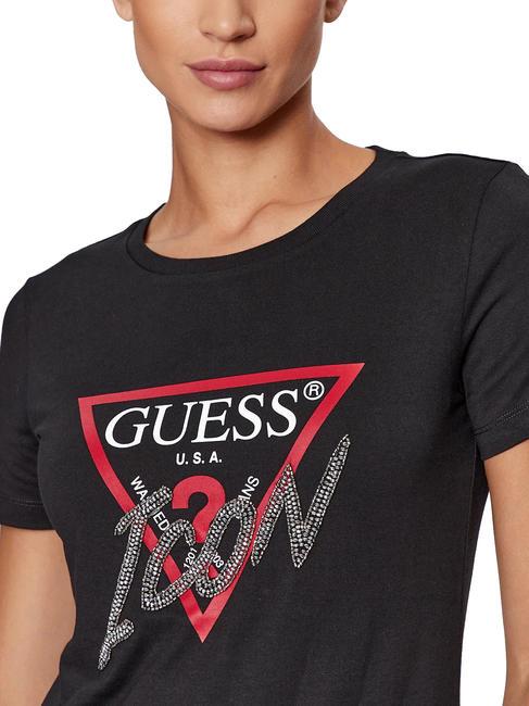 ICON T-Shirt mit Nieten jetbla - T-Shirts und Tops f&uuml;r Damen