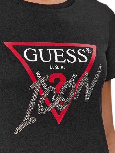 ICON T-Shirt mit Nieten jetbla - T-Shirts und Tops f&uuml;r Damen