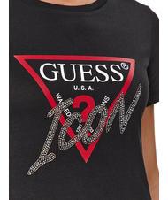 GUESS ICON T-Shirt mit Nieten jetbla - T-Shirts und Tops f&uuml;r Damen - 4