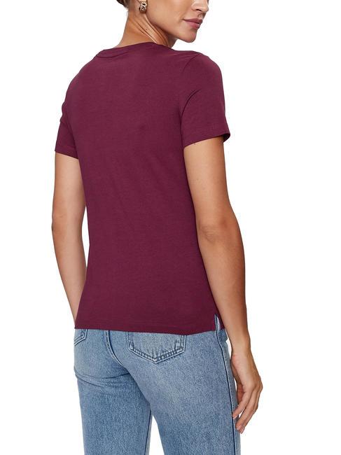 ICON T-Shirt mit Nieten Schwarzkirsche - T-Shirts und Tops f&uuml;r Damen