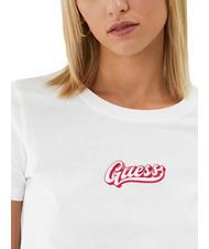GUESS LOS ANGELES T-Shirt mit Aufdruck auf der R&uuml;ckseite Bl&uuml;ten wei&szlig; - T-Shirts und Tops f&uuml;r Damen - 3
