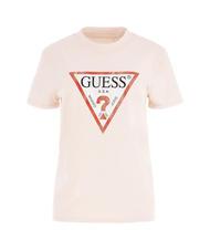 GUESS CLASSIC FIT LOGO T-Shirt mit Logo ruhiges rosa - T-Shirts und Tops f&uuml;r Damen - 3