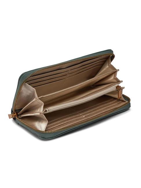 LAUREL Large Geldb&ouml;rse mit umlaufendem Rei&szlig;verschluss Wald - Brieftaschen Damen