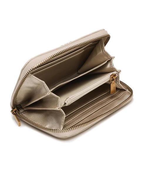 LAUREL M Geldb&ouml;rse mit umlaufendem Rei&szlig;verschluss STEIN - Brieftaschen Damen