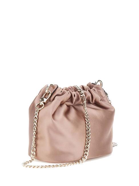 VELINA Beuteltasche mit Kettenschultergurt ros&eacute; / gold - Damentaschen