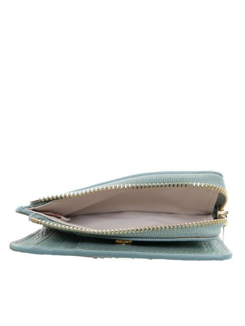 METALLIC SOFT Mittlere Damengeldb&ouml;rse flussgr&uuml;n - Brieftaschen Damen