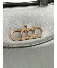 ROCCOBAROCCO LUCE Tragetasche mit Schultergurt und Metalllogo metallisches Grau - Damentaschen - 3