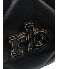 ROCCOBAROCCO DEA Kleine Umhängetasche mit Schultergurt Schwarz - Damentaschen - 4