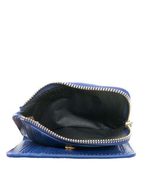 METALLIC SOFT Mittlere Damengeldb&ouml;rse Cura&ccedil;ao-Blau - Brieftaschen Damen