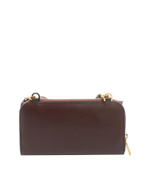 GRAINED Schulter-Clutch-Geldb&ouml;rse BORDEAUX / B - Brieftaschen Damen