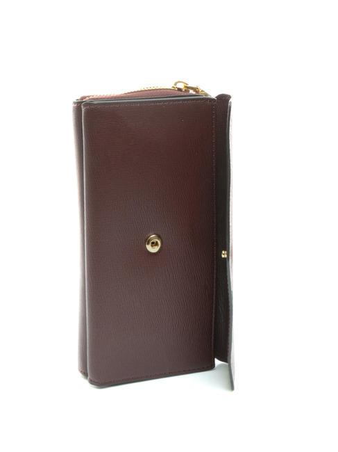 GRAINED Schulter-Clutch-Geldb&ouml;rse BORDEAUX / B - Brieftaschen Damen