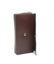POLLINI GRAINED Schulter-Clutch-Geldb&ouml;rse BORDEAUX / B - Brieftaschen Damen - 6
