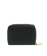 POLLINI GRAINED Kleine Geldb&ouml;rse mit umlaufendem Rei&szlig;verschluss Schwarz - Brieftaschen Damen - 3