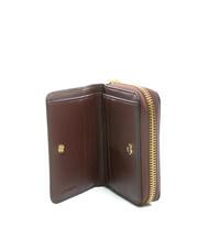 POLLINI GRAINED Kleine Geldb&ouml;rse mit umlaufendem Rei&szlig;verschluss BORDEAUX / B - Brieftaschen Damen - 2