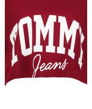 TOMMY HILFIGER TOMMY JEANS New Varsity Baumwoll t-shirt Rot - T-Shirts und Tops f&uuml;r Damen - 5