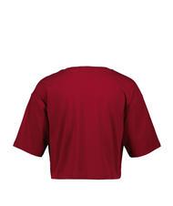 TOMMY HILFIGER TOMMY JEANS New Varsity Baumwoll t-shirt Rot - T-Shirts und Tops f&uuml;r Damen - 4