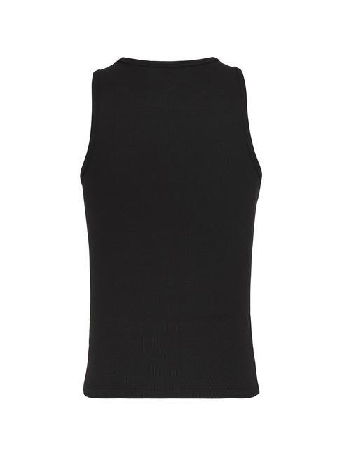 TOMMY JEANS Essential Tanktop aus Baumwolle SCHWARZ - T-Shirts und Tops f&uuml;r Damen